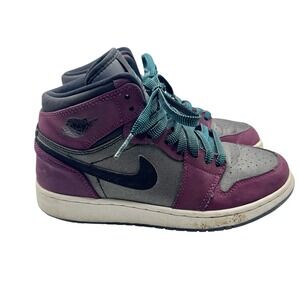 Nike Shoes Boy's Size 5Y Air Jordan 1 Retro Sneaker Multicolor Synthetic